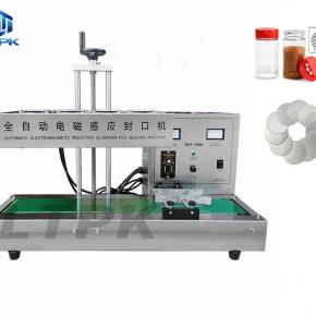 GLF-1800 Desktop Automatic Continuous Induction Glass Plastic Bottle Sealer Aluminum Foil Sealing Machine